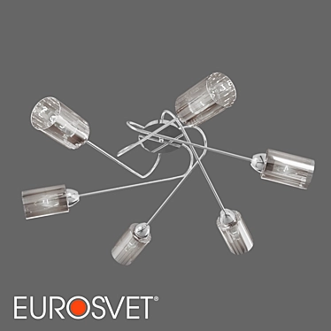 Eurosvet 30167/6 Motive Ceiling Light 3D model image 1 