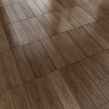 Distinto Wood Brown Matte 15x60 3D model image 1 