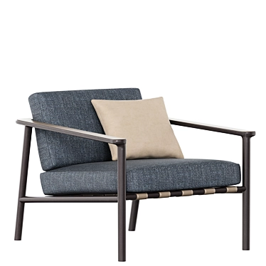 Modern Comfort: Molteni & C Armchair 3D model image 1 