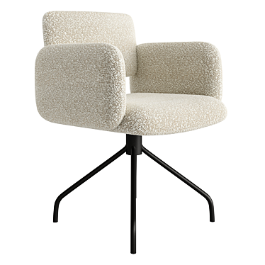 Swivel Brooks Chair: Modern Design 3D model image 1 