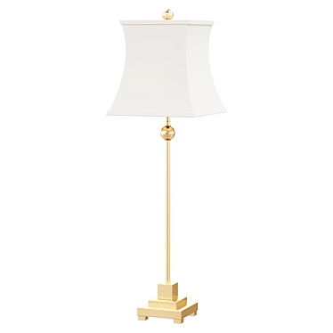 Ant Brass Kensington Buffet Lamp 3D model image 1 