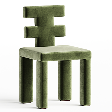 Modern H Chair by Estudio Persona 3D model image 1 