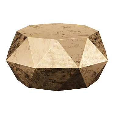 Astrid Brass Coffee Table 3D model image 1 