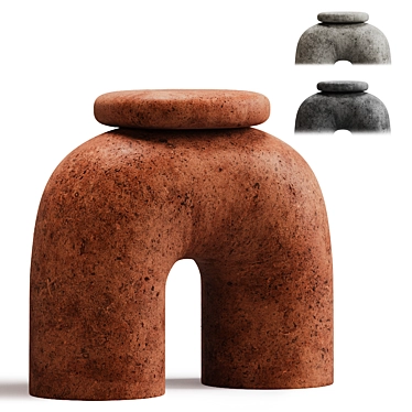 Ancient-inspired TRNK Chair Collection 3D model image 1 