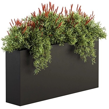 Title: Outdoor Plant Box Set 3D model image 1 