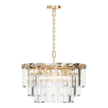 Elegant Arden Medium Chandelier 3D model image 1 