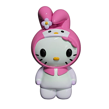 Adorable My Melody Character Plush 3D model image 1 