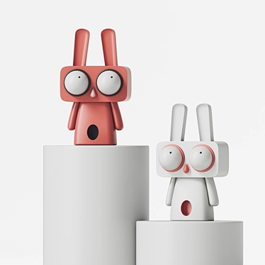 Rabbit Sculpture 3D Model Download 3D model image 1 