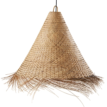 Palm Leaf Chandelier WESOKO 3D model image 1 