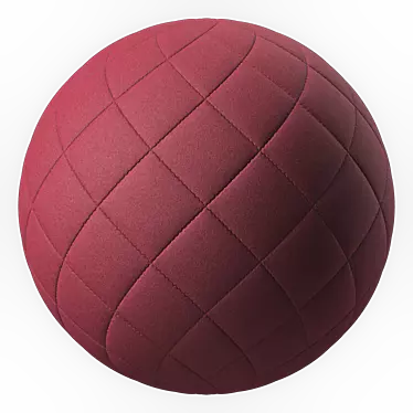 Velvet Stitched Fabric 4k Texture 3D model image 1 