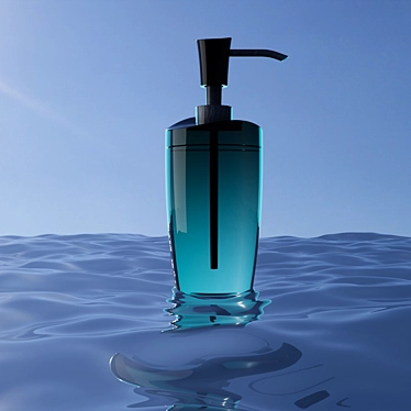 Fragrant Elegance Perfume Bottle 3D model image 1 