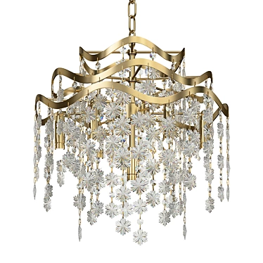 Isabel Pearl D40 Pendant Chandelier 3D model image 1 