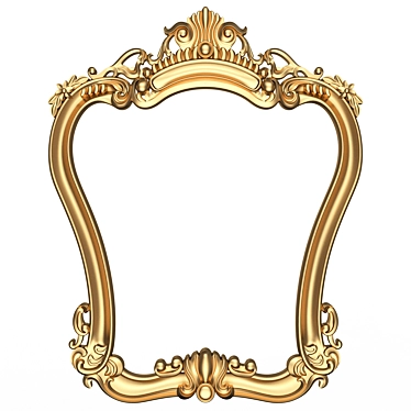 Elegant Classic Mirror 3D Model 3D model image 1 