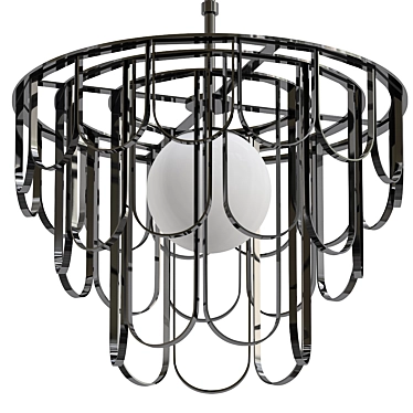 Stylish BIANCA Pendant Light 3D model image 1 