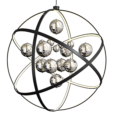  Nuclear Fusion Pendant Light 3D model image 1 