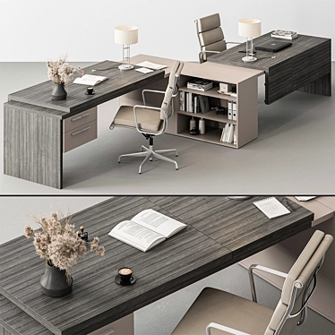  Workspace Essentials Furniture Bundle 3D model image 1 