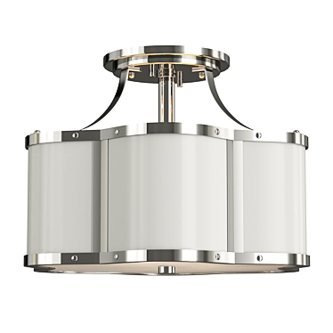 Hinkley Ceiling Light QN-CHANCE-SF-S-PN 3D model image 1 