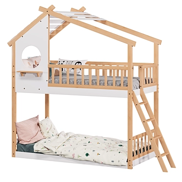 Viv Rae Cronk Bunk Bed 3D model image 1 