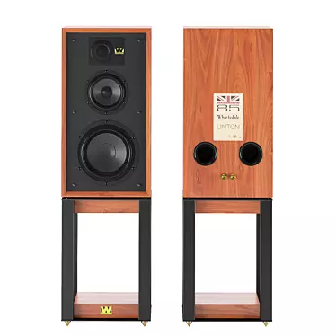 Wharfedale Linton Bookshelf Speaker 3D model image 1 