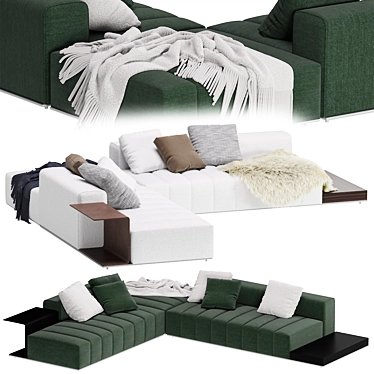 Elegant Modular Design Sofa 06 3D model image 1 