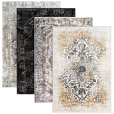 Elegant Classic Rugs Collection 3D model image 1 