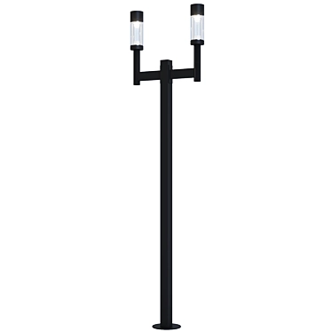 Modern LED Street Lighting Pole 3D model image 1 