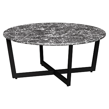 Llona 36" Round Coffee Table 3D model image 1 