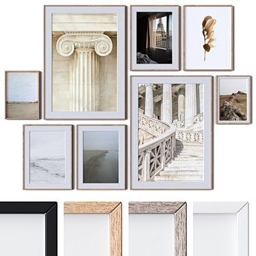 Multi-Frame Wall Art Set 3D model image 1 