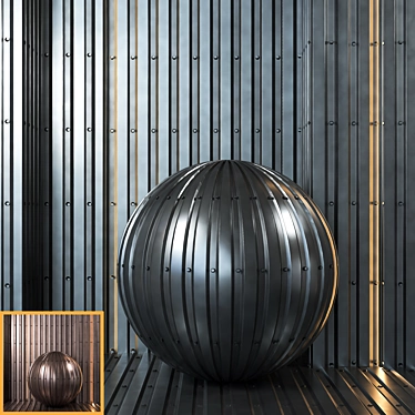 4k Metal Sheet Texture Collection 3D model image 1 