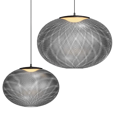 Elegant Moooi NR2 Pendant Light 3D model image 1 