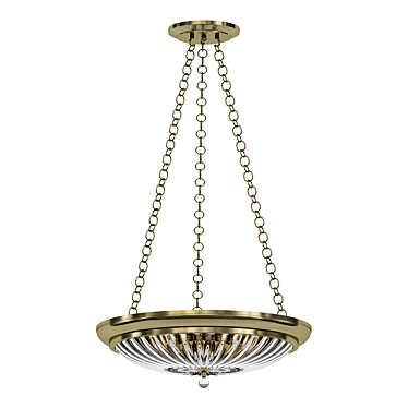 Elegant Celina 3-Light Chandelier 3D model image 1 