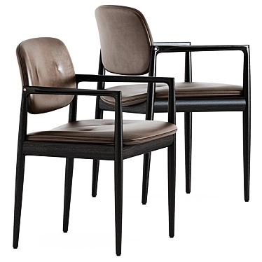 Yoko Dining Chair: Elegant Design 3D model image 1 