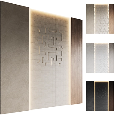 Sophie Tarbuck Concrete Wall Panels 3D model image 1 