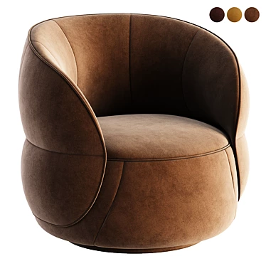 Stylish Clip Armchair from Ditre Italia 3D model image 1 