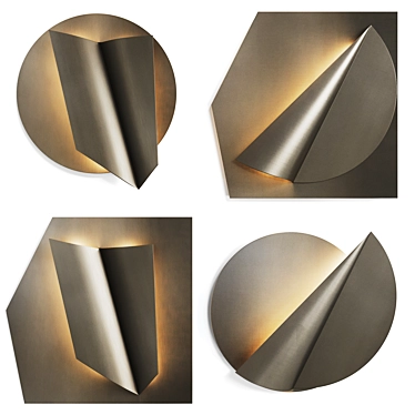 Illuminated Metal Wall Art Amadeus 3D model image 1 