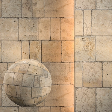 Seamless Stone-055 Texture Pack 3D model image 1 