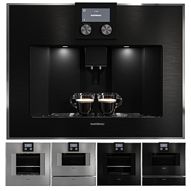 Gaggenau Series 400 Kitchen Set 3D model image 1 