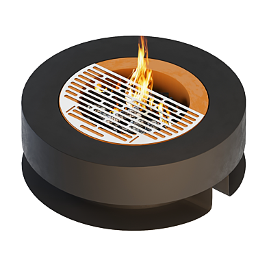 Tupa Outdoor Fire Bowl & Grill 3D model image 1 