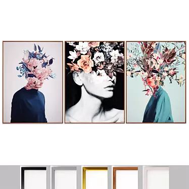 Art Frames 157- Flower Heads