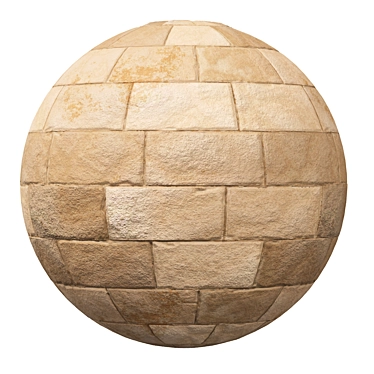 Stone Textured Wall Decor 4096x4096 3D model image 1 