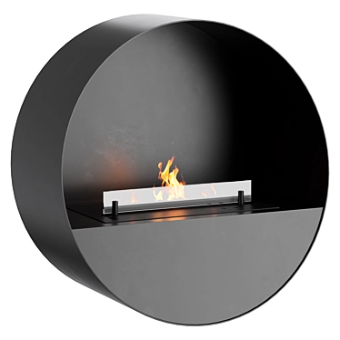 Bubble Wall Fireplace | Камин 3D model image 1 