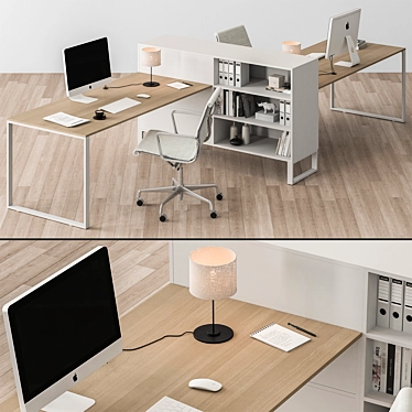 Workplace Essentials Bundle 395 3D model image 1 