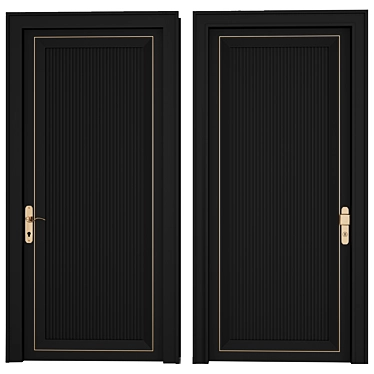 Modern 2016 Door 3D Model 3D model image 1 