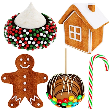 Holiday Sweet Treats Bundle - 3D Asset 3D model image 1 