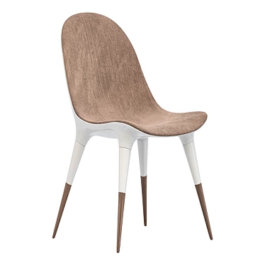 Elegant Cassina Caprice Chair 3D model image 1 