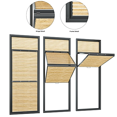 Dual Mode Sliding Shutter 3D model image 1 