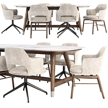 Eliseo Chairs and Desco Table