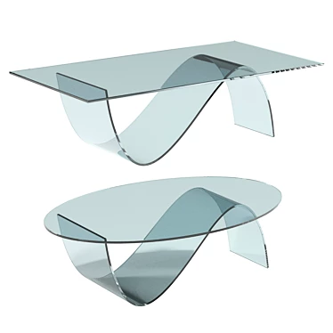 Modern Alissa Coffee Table 3D model image 1 