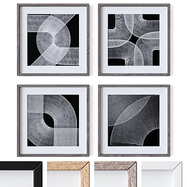 Multifunctional 3D Wall Art Pack 3D model image 1 