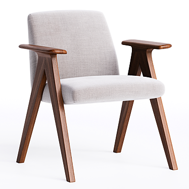 Elegant Modern Libera Armchair Design 3D model image 1 